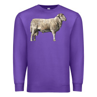Purple katahdin sheep Premium Sweatshirt - LillyAllenDesigns