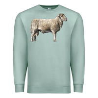 Seafoam katahdin sheep Premium Sweatshirt - LillyAllenDesigns