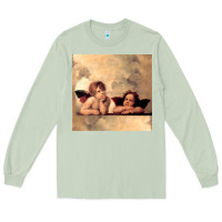 Matcha Hot Trend Angels Raphael Cupid Cherubs Art Valentine Angel Long Sleeve Tee - lanVoArt