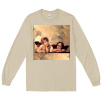 Mushroom Hot Trend Angels Raphael Cupid Cherubs Art Valentine Angel Long Sleeve Tee - lanVoArt
