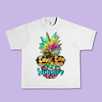 Tie Dye Pineapple, Summer Urban Heavy Tee Designed By Jahusdesignshop