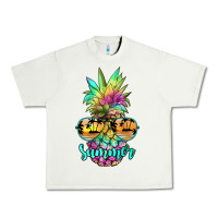 Pistachio tie dye pineapple, summer Urban Heavy Tee - JahusDesignShop