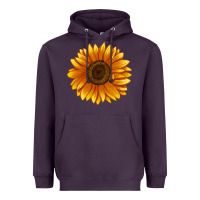 Plum Soraya Sunflower Heavyweight Hoodie - LillyAllenDesigns