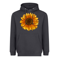 Smoke Soraya Sunflower Heavyweight Hoodie - LillyAllenDesigns