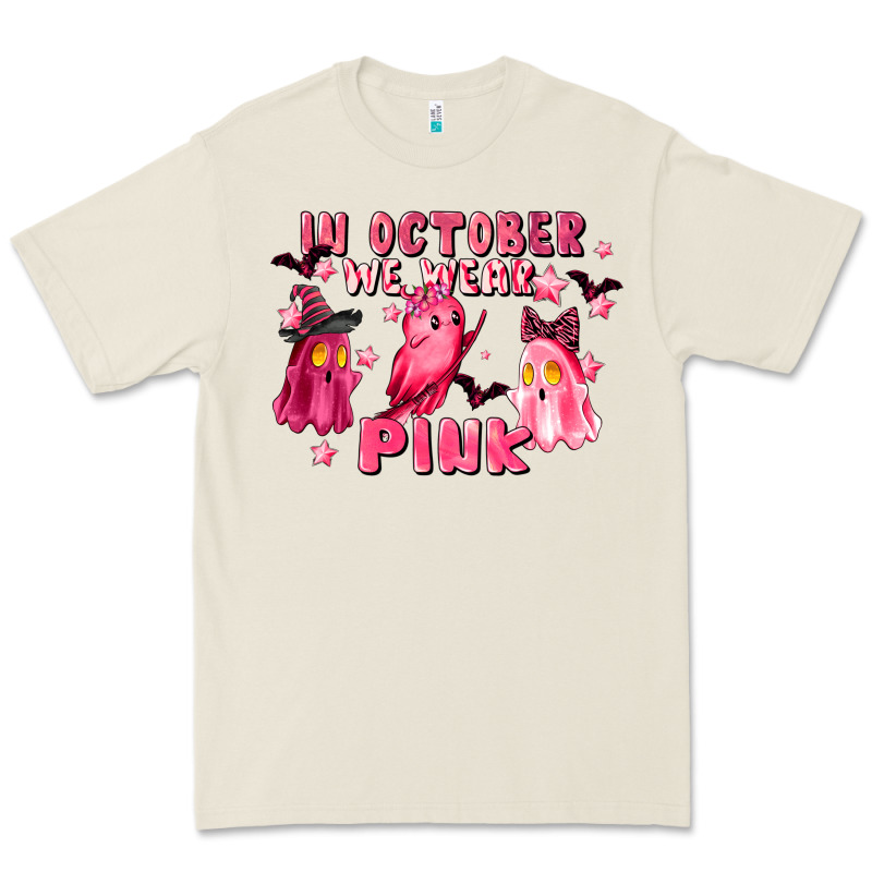 In October We Wear Pink Premium Tee by LillyAllenDesigns | Teevron