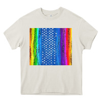 Cream LGBTQ+ Pride American Flag Tumbler Heavy Core Tee - BundleAndBundleShop