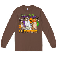 Chestnut pet all the pumpkins Long Sleeve Tee - CowGirlArtShop