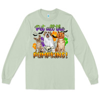 Matcha pet all the pumpkins Long Sleeve Tee - CowGirlArtShop
