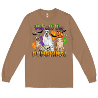 Toasted Coconut pet all the pumpkins Long Sleeve Tee - CowGirlArtShop