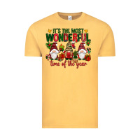 Vintage Mustard It's the most wonderful time of the year Vintage Tee - NancyCooperArtShop
