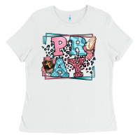 White Pray leopard frame Ladies Tee - LillyAllenDesigns
