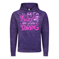 Cloud Purple funny springboard diving quote diver gift for love girl Vintage Hoodie - lanVoArt
