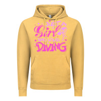 Vintage Mustard funny springboard diving quote diver gift for love girl Vintage Hoodie - lanVoArt