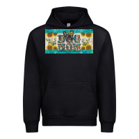 Black dog mom french  bulldog license plate template Urban Hoodie - BarkalooDesign