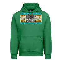 Emerald dog mom french  bulldog license plate template Urban Hoodie - BarkalooDesign