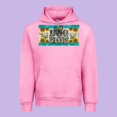 Dog Mom French  Bulldog License Plate Template Urban Hoodie Designed By Barkaloodesign