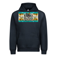 Navy dog mom french  bulldog license plate template Urban Hoodie - BarkalooDesign