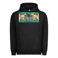 Pigment Black dog mom french  bulldog license plate template Urban Hoodie - BarkalooDesign