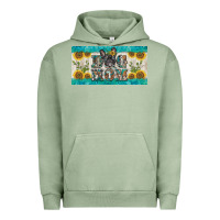 Pigment Oil Green dog mom french  bulldog license plate template Urban Hoodie - BarkalooDesign