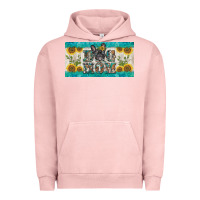 Pigment Salmon dog mom french  bulldog license plate template Urban Hoodie - BarkalooDesign