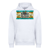 White dog mom french  bulldog license plate template Urban Hoodie - BarkalooDesign