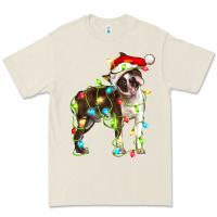 Bone christmas chocolate boston terrier Premium Tee - LillyAllenDesigns