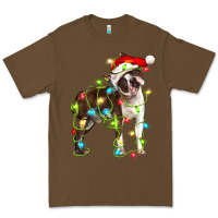 Cacao christmas chocolate boston terrier Premium Tee - LillyAllenDesigns