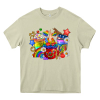 Mossy LGBTQ+ Pride Coffee Cups Heavy Core Tee - BundleAndBundleShop