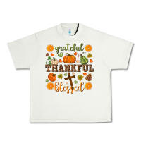 Pistachio Grateful thankful blessed Urban Heavy Tee - NancyCooperArtShop
