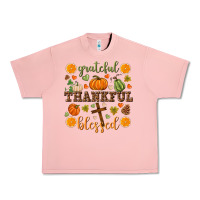 Salmon Grateful thankful blessed Urban Heavy Tee - NancyCooperArtShop