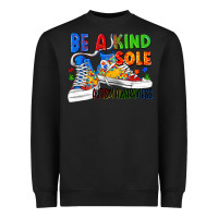 Black Be a kind sole Autism Awareness Heavyweight Sweatshirt - FaDigitalArtStudio