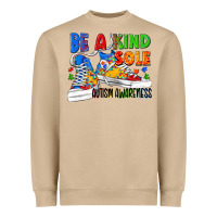 Mushroom Be a kind sole Autism Awareness Heavyweight Sweatshirt - FaDigitalArtStudio