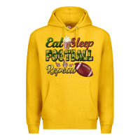 Lemon eat sleep football repeat Premium Hoodie - BundleAndBundleShop