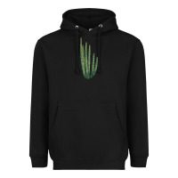 Black organ pipe cactus Heavyweight Hoodie - LillyAllenDesigns