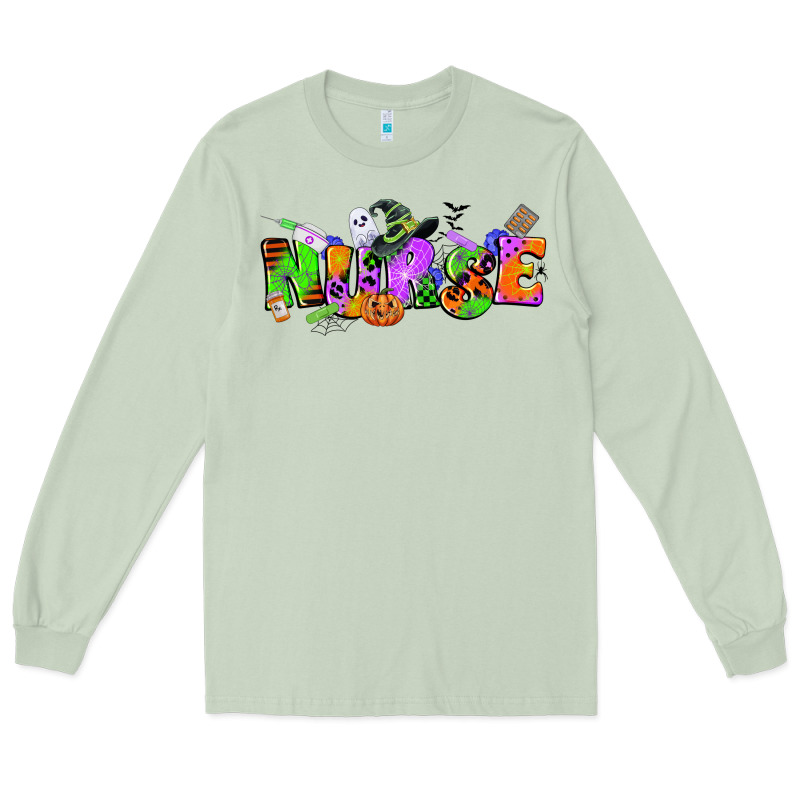 Halloween Nurse Long Sleeve Tee by CowGirlArtShop | Teevron