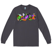 Smoke halloween nurse Long Sleeve Tee - CowGirlArtShop