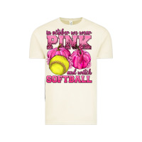 Vintage Arctic In October We Wear Pink and Watch Softball Vintage Tee - texasbilliewilder