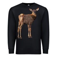 Black elk fawn deer Premium Sweatshirt - LillyAllenDesigns