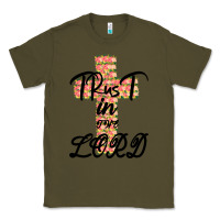 Army Green Trust In The Lord Classic Tee - Bettercallsaul