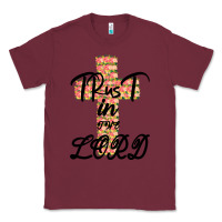 Burgundy Trust In The Lord Classic Tee - Bettercallsaul