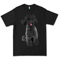 Black black poodles dog Premium Tee - LillyAllenDesigns