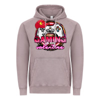 Vintage Zinc Gaming is my valentine Vintage Hoodie - HowdyJamesFarm