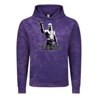 Cloud Purple techno viking Vintage Hoodie - lanVoArt
