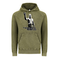 Vintage Olive techno viking Vintage Hoodie - lanVoArt