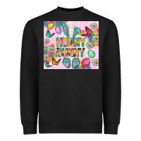 Black Hunny Bunny And Egg Easter Tumbler Heavyweight Sweatshirt - BundleAndBundleShop