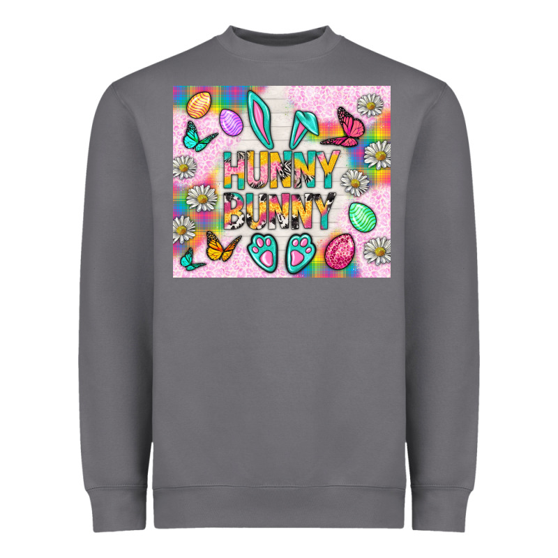 Hunny Bunny And Egg Easter Tumbler Heavyweight Sweatshirt by BundleAndBundleShop | Teevron