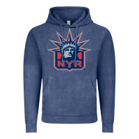 Vintage Denim ranger ny Vintage Hoodie - lanVoArt