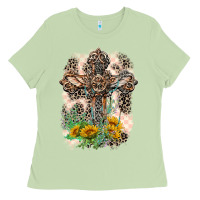 Matcha Western with Crosses Ladies Tee - LillyAllenDesigns