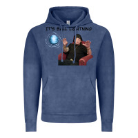 Vintage Denim ball lightning; osbournes want to believe Vintage Hoodie - lanVoArt