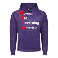 Cloud Purple morons are governing america anti trump political t shirt Vintage Hoodie - lanVoArt